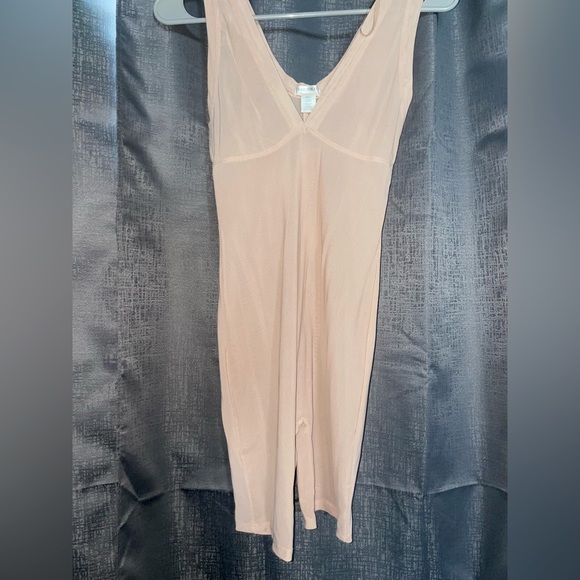 Tan colored see through one piece(shorts set) 🙊 - Picture 1 of 3